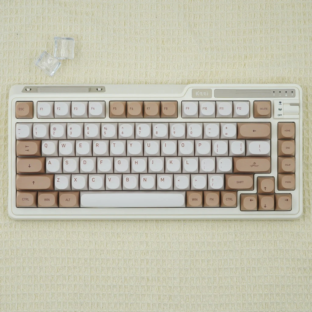 JCM MA perfil PBT tiramisú teclas Alice diseño tinte-Sub teclas para teclado mecánico para jugar ABM066 MX interruptores Wooting