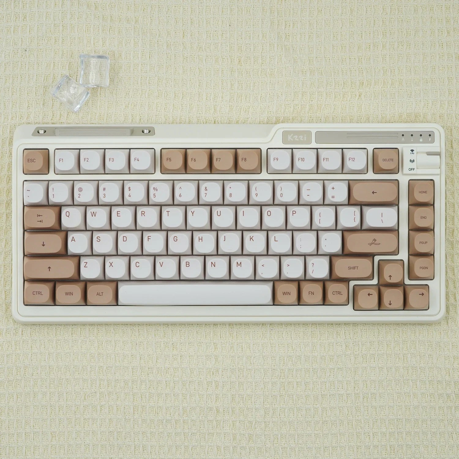 JCM MA perfil PBT tiramisú teclas Alice diseño tinte-Sub teclas para teclado mecánico para jugar ABM066 MX interruptores Wooting