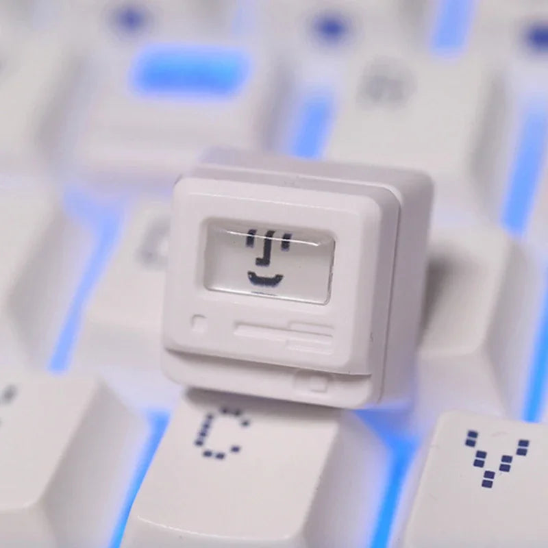 K-04 Keyboard Keycaps 3In1 For Mechanical Classic Retro Cute Transparent Key Cap Suit Cute Button Personalized Keycaps