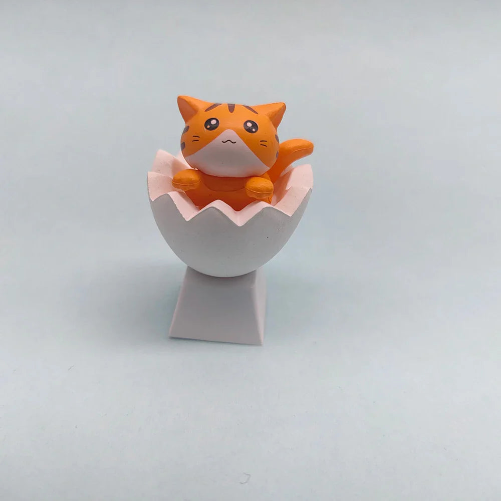 用可爱的猫咪键帽定制您的键盘 - PBT Axis Cherry MX Artisan 动漫粉色卡哇伊配件