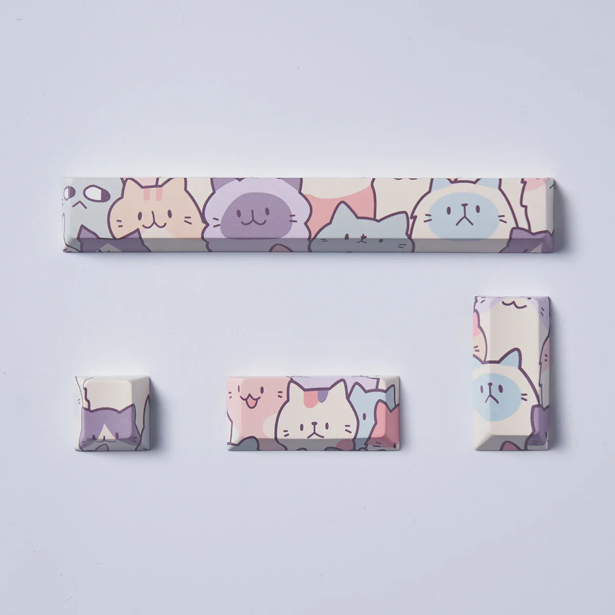 珊瑚海键帽 4PCS 键帽樱桃型染色 PBT 键帽空格键 6.25U ESC Enter 自定义键帽适用于机械键盘