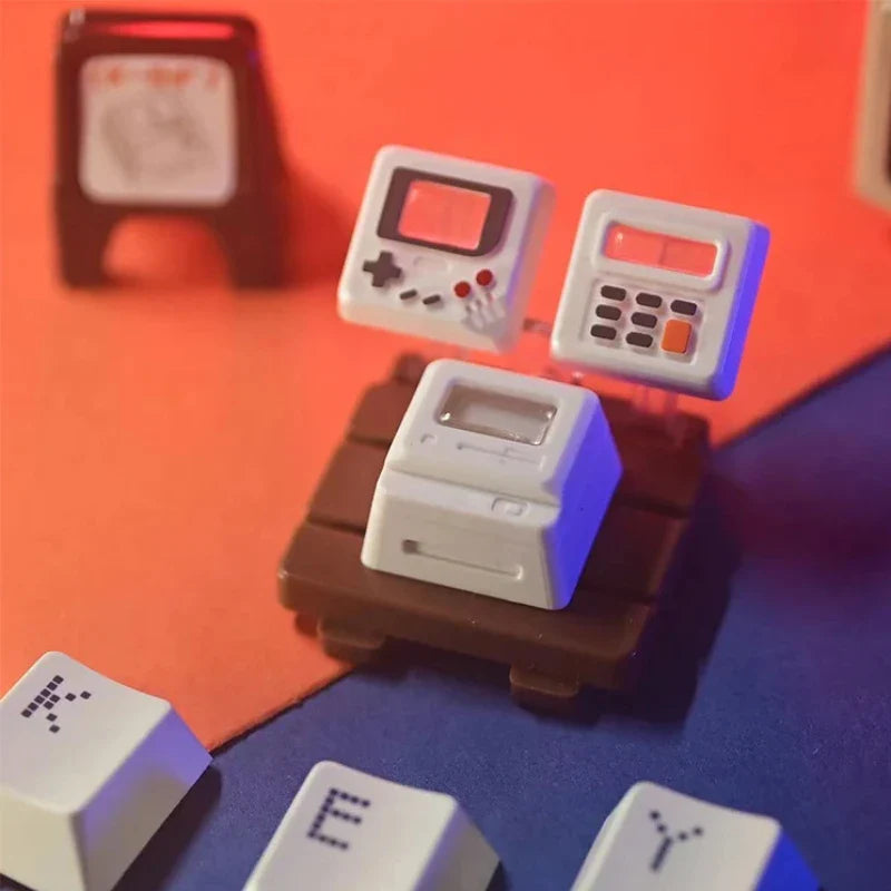 K-04 键盘键帽 3合1 适用于机械经典复古可爱透明键帽套装可爱按键个性键帽