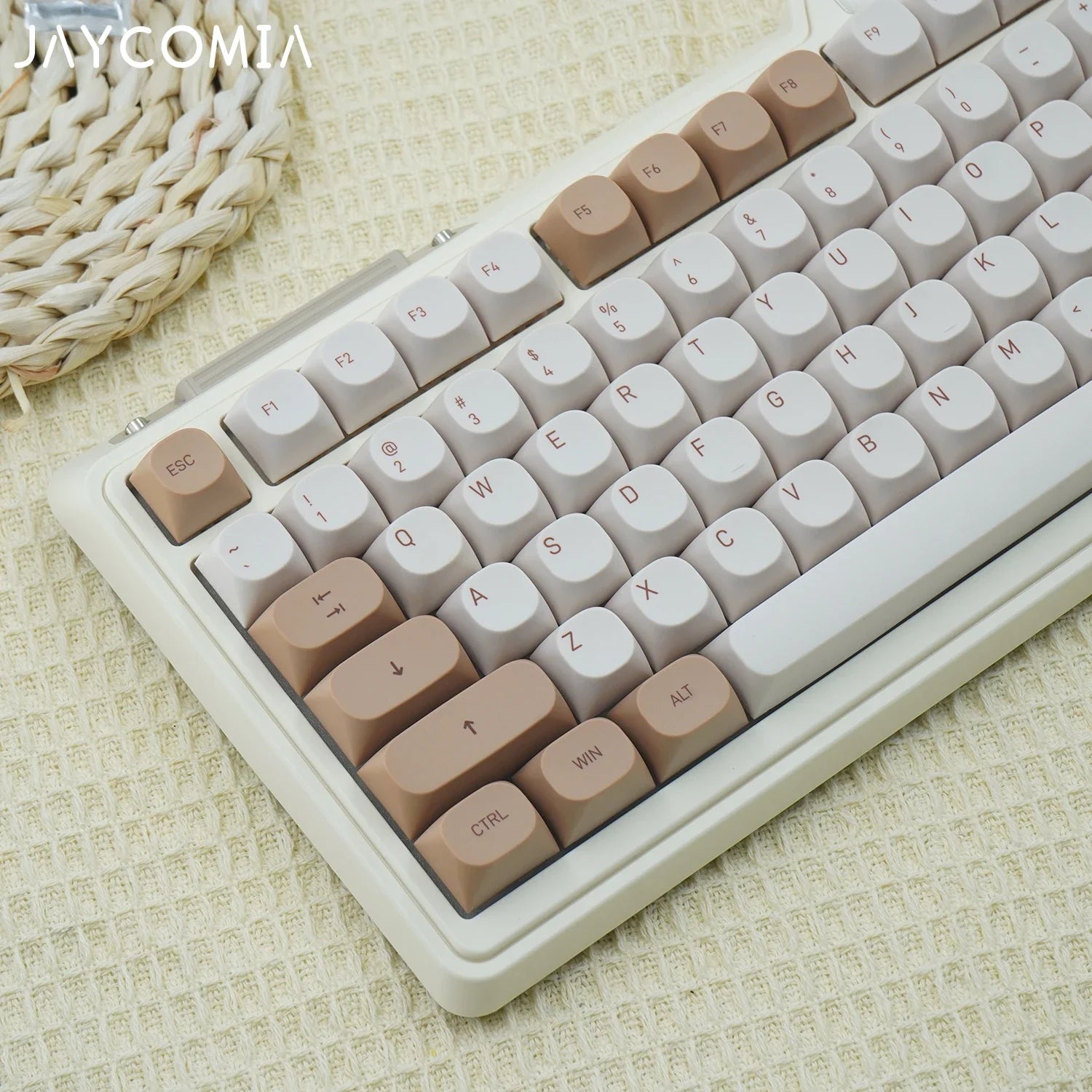JCM MA perfil PBT tiramisú teclas Alice diseño tinte-Sub teclas para teclado mecánico para jugar ABM066 MX interruptores Wooting
