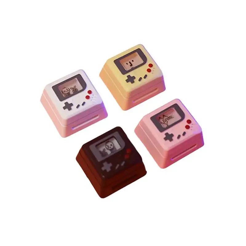 K-04 Keyboard Keycaps 3In1 For Mechanical Classic Retro Cute Transparent Key Cap Suit Cute Button Personalized Keycaps