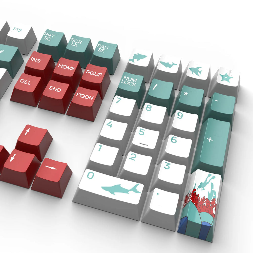 Juego de 129 teclas de teclas árabes PBT/ABS Cherry Profile OEM Keycap Gaming personalizado lindo para teclado mecánico MX Switch