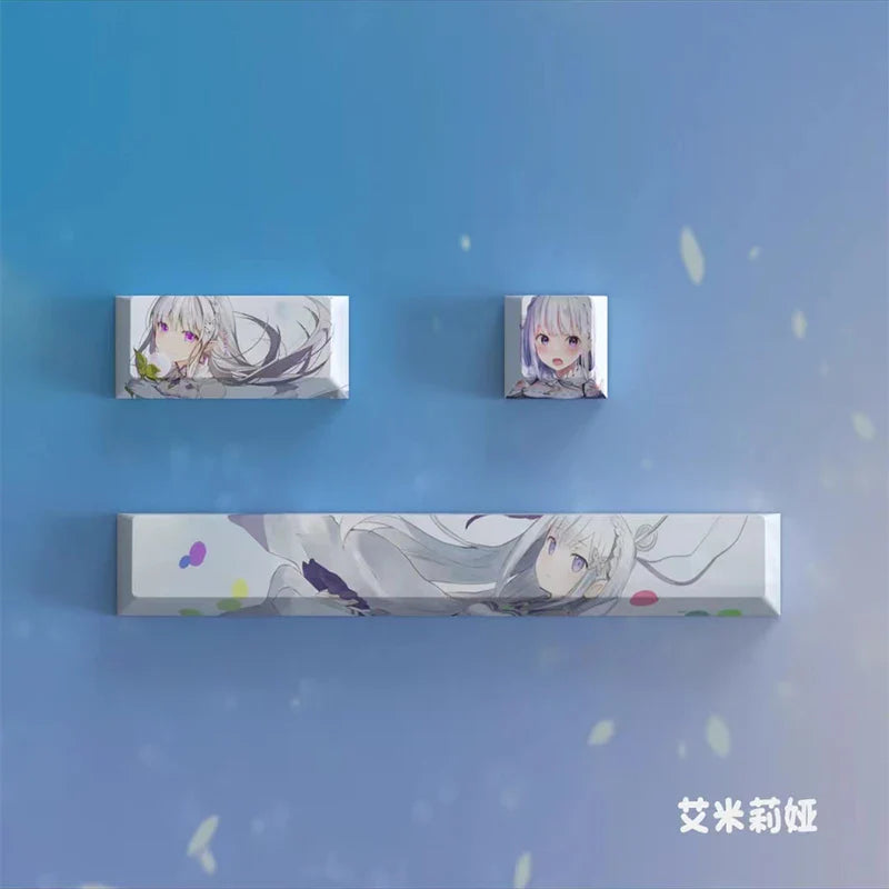 日本动漫卡通键帽个性化PBT键帽樱桃型机械键盘帽游戏装饰