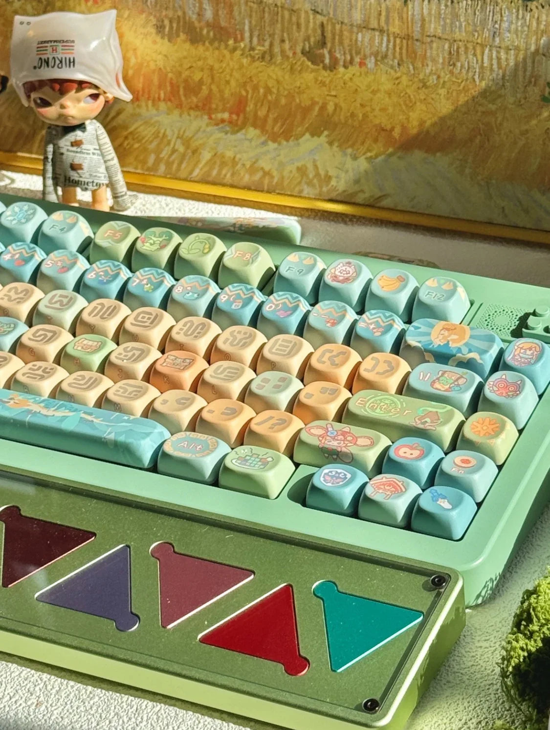 王国之泪键帽 塞尔达斯传说键帽 PBT 定制樱桃阿米洛 IKBC 可爱键盘帽 适用于甘明机械键盘