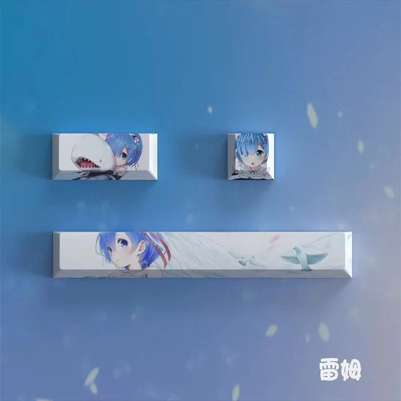 日本动漫卡通键帽个性化PBT键帽樱桃型机械键盘帽游戏装饰