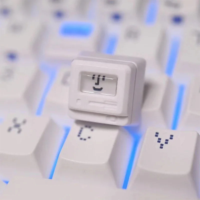 K-04 Keyboard Keycaps 3In1 For Mechanical Classic Retro Cute Transparent Key Cap Suit Cute Button Personalized Keycaps