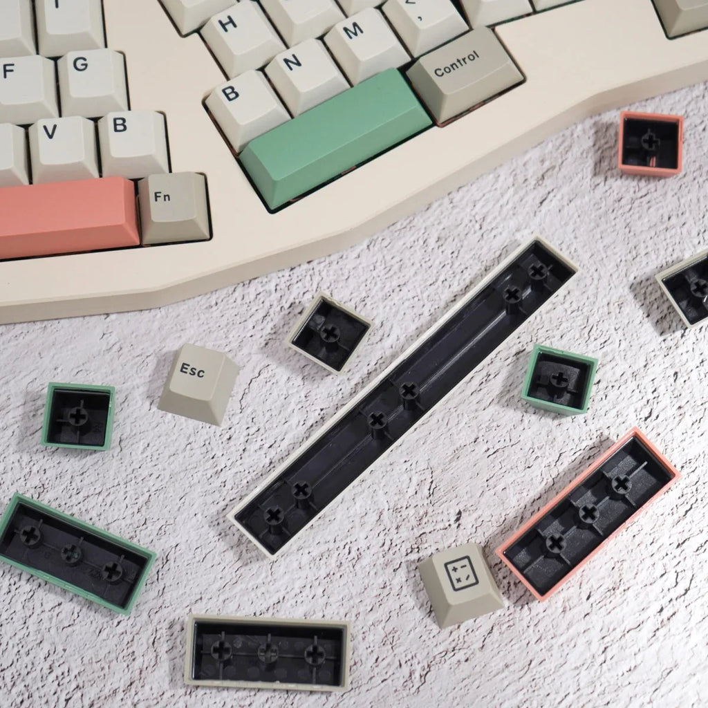 Teclas Gmk 9009, 173 teclas, perfil de cereza, teclas ABS, doble disparo, teclas con personalidad inglesa para teclado mecánico 64/68/75/84