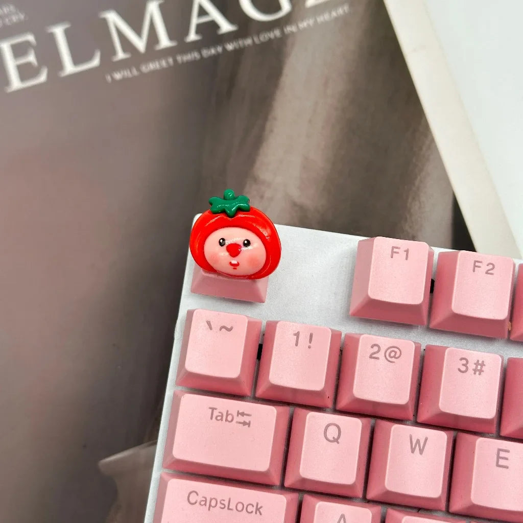 键帽手工树脂键帽机械键盘键帽可爱海狸Loopy定制游戏配件装饰礼品