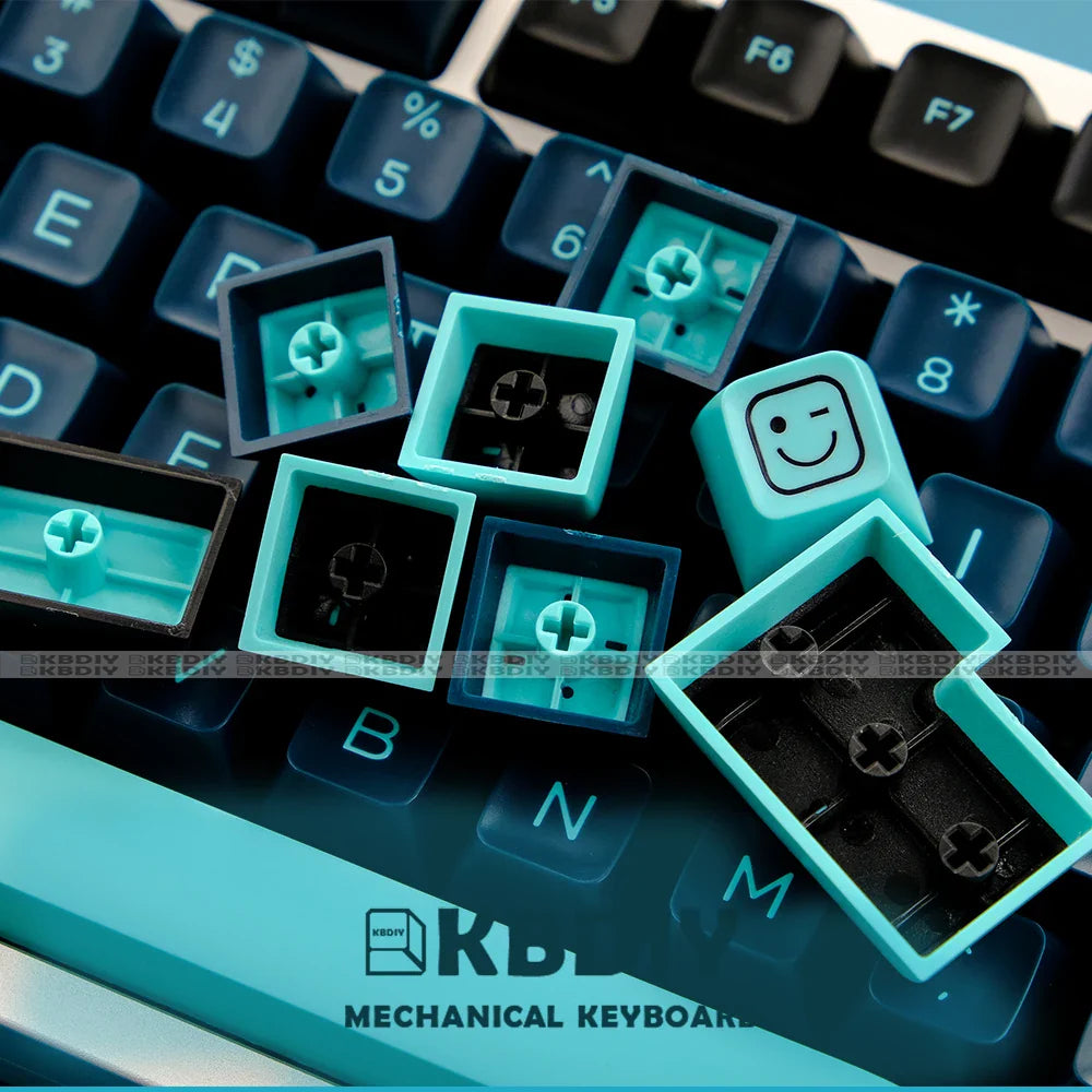 KBDiy GMK Monster Keycaps personalizado PBT SA perfil 160 teclas ISO Teclado mecánico Keycap para interruptores MX GMK67 G500 84/87/96