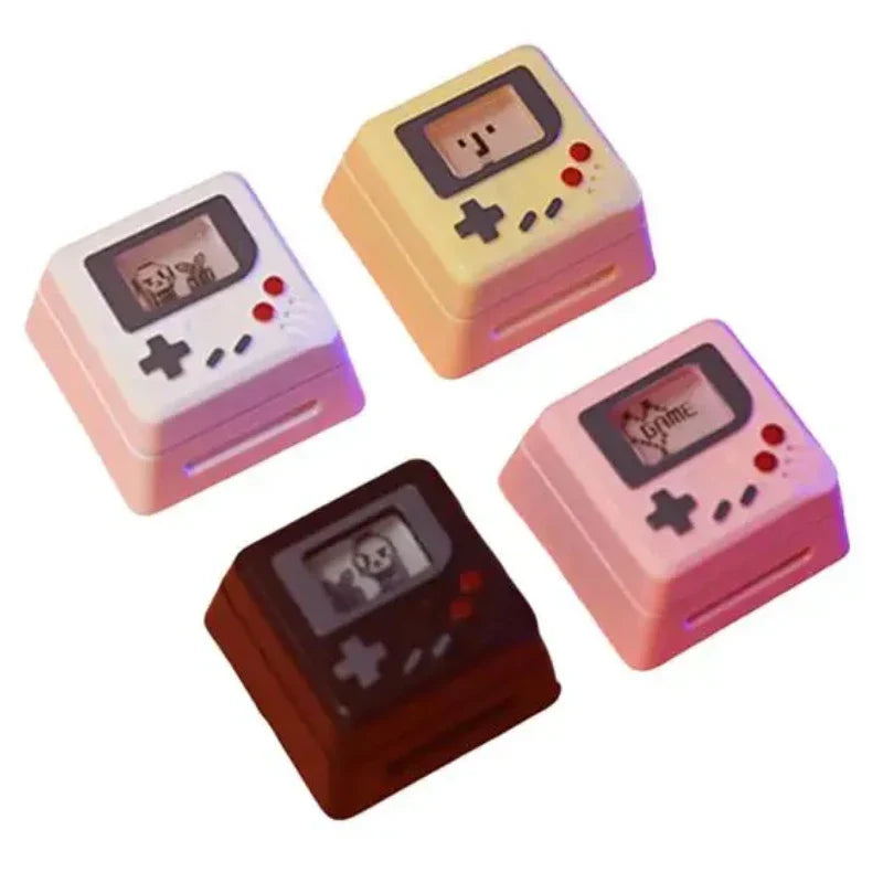 K-04 Keyboard Keycaps 3In1 For Mechanical Classic Retro Cute Transparent Key Cap Suit Cute Button Personalized Keycaps