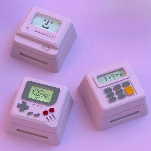 K-04 键盘键帽 3合1 适用于机械经典复古可爱透明键帽套装可爱按键个性键帽