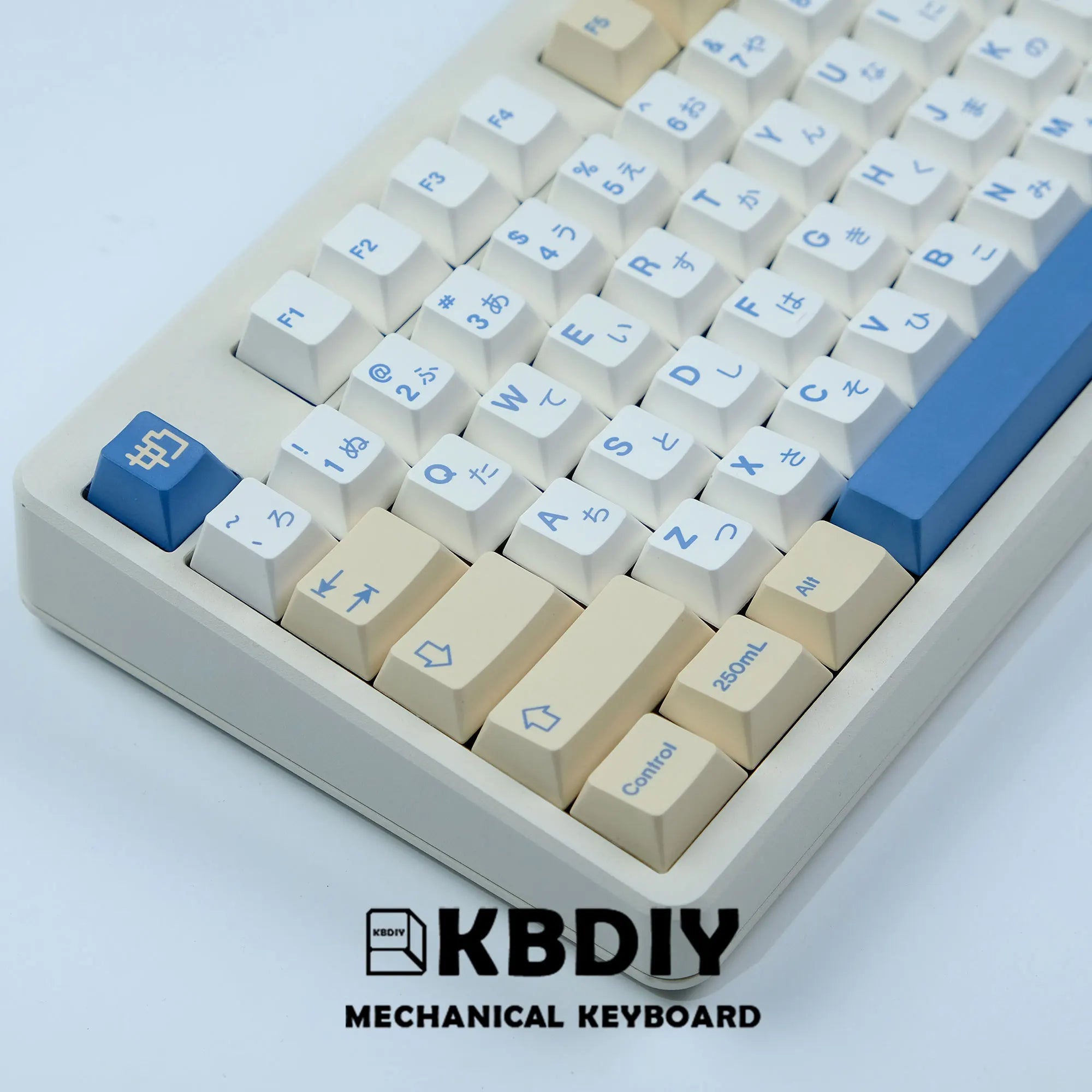 KBDiy GMK-teclas de leche de soja, 135 teclas, PBT, teclas coreanas japonesas, ISO, entrada de perfil Cherry para teclado mecánico para juegos GMK67 K500