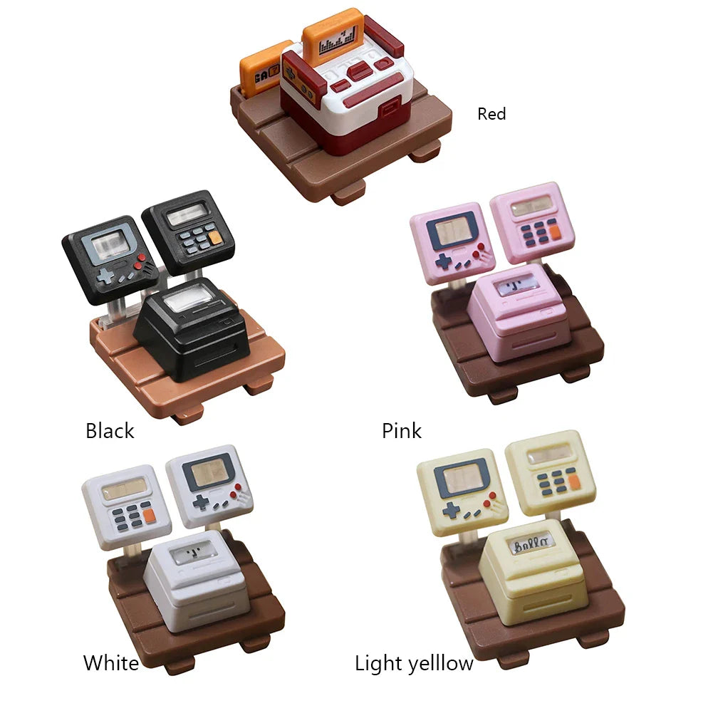 K-04 Keyboard Keycaps 3 in 1 Replacement for Mechanical Keyboard Keycap Retro Game Console Keycaps Cute Transparent Key Cap Suit