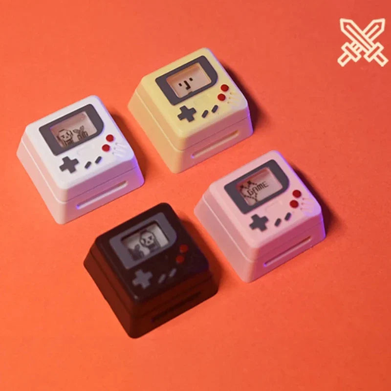 K-04 键盘键帽 3合1 适用于机械经典复古可爱透明键帽套装可爱按键个性键帽